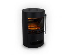 Brixen Camino Elettrico 900/1800 W InstaFire Termostato Nero