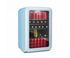 PopLife Frigorifero per Bevande 115 Litri 0-10 °C Design Rétro blu