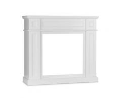 Lausanne Frame Alloggiamento Camino MDF Design Classico bianco
