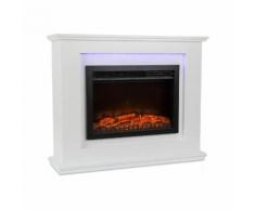 Salzburg Camino Elettrico 1000/2000 W InstaFire Termostato Bianco