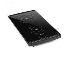 VariCook Slim Piano Cottura a Induzione 2 Piastre 2900W 60-240 °C Nero