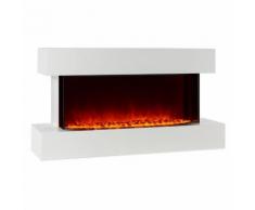 Studio-2 Camino Elettrico Con Effetto Fiamma A LED 1000/2000 W 40m² Bianco