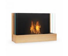 Phantasma Assemble caminetto a etanolo bruciatore d'acciaio inox aspetto legno