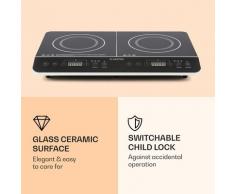VariCook Slim Doppia Piastra per Cottura Induzione 3500 W Timer 240° C Touch