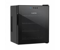 Vinarium Frigorifero per il Vino 14 l 4 Bottiglie Touch 38 db Porta di Vetro Nero