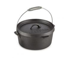 Hotrod 85 Dutch Oven Pentola BBQ 9 quarti / 8,5 litri Ghisa Nero