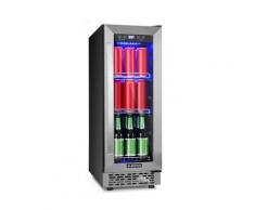 Beerlager 56 frigorifero per bevande 56l 20 bottiglie EEK A acciaio inox nero