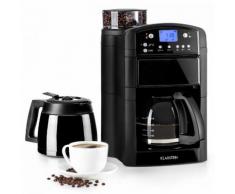 Aromatica Set Macchina Per Caffè Macinino 10 Tazze Brocca In Vetro/Thermos Nero