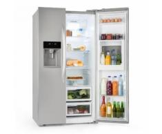 Grand Host XXL Frigorifero 550 litri Distributore Acqua e Ghiaccio A+ argento