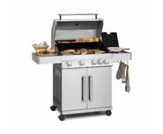 Vendetta 4.1 ISL Barbecue a Gas 5 Bruciatori 17 kW 71 x 45,5 cm Grill Acciaio