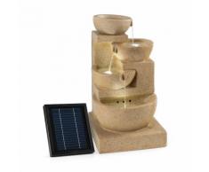 Korinth Fontana Decorativa da Giardino LED Solare 3W Ottica Pietra Arenaria