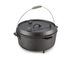 Hotrod 145 Dutch Oven Pentola BBQ 12 quarti / 11,4 litri Ghisa Nero