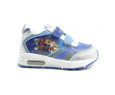 Scarpe da trekking bambini Paw Patrol 18750 Scarpe da Ginnastica Con Doppio Velcro e Luci Blu bambino