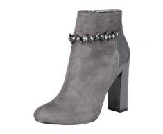 Tronchetti Fontana Stivaletto Anckle boot Bijoux grigio donna