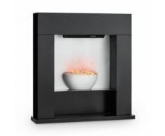 Studio-8 Camino Elettrico con Effetto Fiamma a LED2000W 40m² MDF Nero
