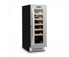Vinovilla Smart Frigorifero da Vino 50l/ 20 Bottiglie Porta vetro in Acciaio Inox