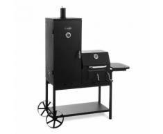 Fleischbrocken Grill a Carbone di Legna Smoker Affumicatore BBQ-Grill nero