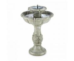 Adelsbrunn Fontana 55x80cm Ciotola Uccellini Pannello Solare da 1,4W