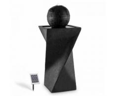 Fontana a sfera solare 200 l / ora LED basalto
