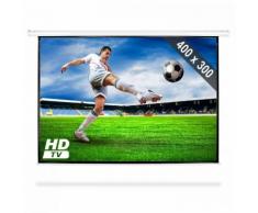 Schermo elettrico per proiettore 400 X 300 HDTV HomeTheater 4:3