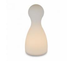 Shinepin Lampada Pietra da Esterno Giardino Ø20cm bianco