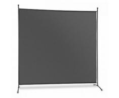 Brindisi Paravento 1,8x1,8m Poliestere 180g/m² Acciaio