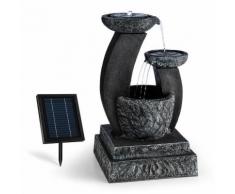 Fantaghiro Fontana Decorativa da Giardino LED Solare 3W Poliresina Roccia