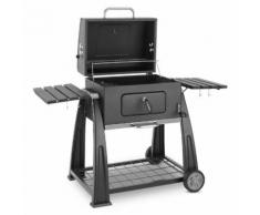 Bigfoot Grill a Carbone di Legna Smoker BBQ-Grill 55 x 40 cm Acciaio nero