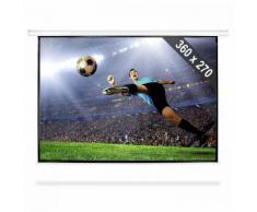 Schermo proiettore 360 x 270 cm a motore 4:3