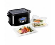 Jacuzzi Sous Vide Cottura Sottovuoto 6l 520W +/-0,5 °C LCD Acciaio Inox Nero