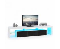 Orlando Lowboard TV Board Luce Ambiente LED Variazioni Cromatiche Telecomando