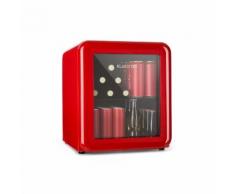 PopLife Frigorifero per Bevande 0-10 °C Design Rétro rosso