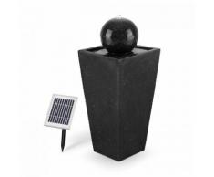 Königsbrunn Fontana Solare 200 l/h LED Ottica Basalto