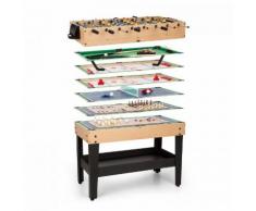 Game-Star Tavolo da Gioco con 15 giochi Multigame Vano Portaoggetti MDF