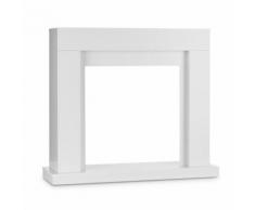 Lausanne Frame Alloggiamento Camino MDF Design Moderno bianco
