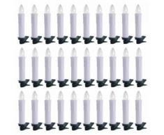 Eternal Flame 30 Candele Natalizie LED Luce Bianca