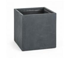 Solidflor Vaso Alto Per Piante 50x50x50 cm Fiberon Antracite