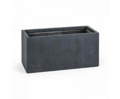 Solidflor Vaso alto Vaso per piante 79,5x38x79,5 cm Fiberon Antracite