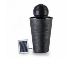 Liquitorre XL fontana solare 200l/h pannello solare 2W batteria LED in poliresina