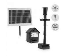 Wasserwerk 250 Pompa Acqua Solare Fontana 500 l/h LED Batteria