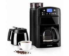 Aromatica Set Macchina Per Caffè Macinino 10 Tazze Brocca In Vetro/Thermos Nero