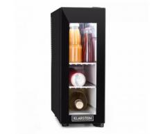 Frosty 13L Frigorifero per Vini 8-18°C Porta in Vetro 35dB Compatto nero