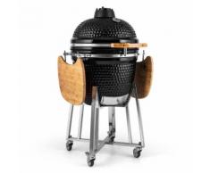 Kingsize Kamado Barbecue Griglia In Ceramica 21" Acciaio Inox