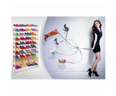 Scarpiera shoes rack amazing 40 paia nuovo salvaspazio organizer ripostiglio