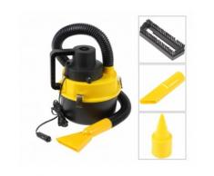 Aspirapolvere bidone 4,5 lt auto 12 v presa accendisigari con accessori