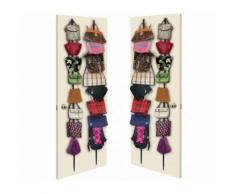 Organizer per borse da porta con 16 ganci appendi borsa sciarpe e cappelli