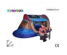 Tenda da gioco nave dei pirati 170x85x70 cm galeone per bambini Linea Cigioki