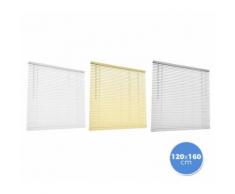 007774 Tenda da sole veneziana 120 x 160 cm per interno in pvc