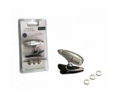 Lampada da lettura 752232 LUCE LED comoda clip con batterie incluse