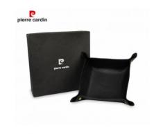 SV1415 Svuotatasche in vera pelle PIERRE CARDIN nero arredo casa
